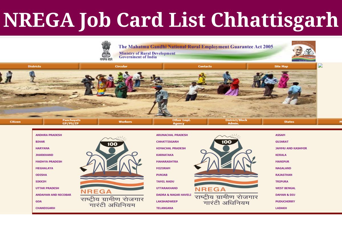 CG NREGA Job Card List
