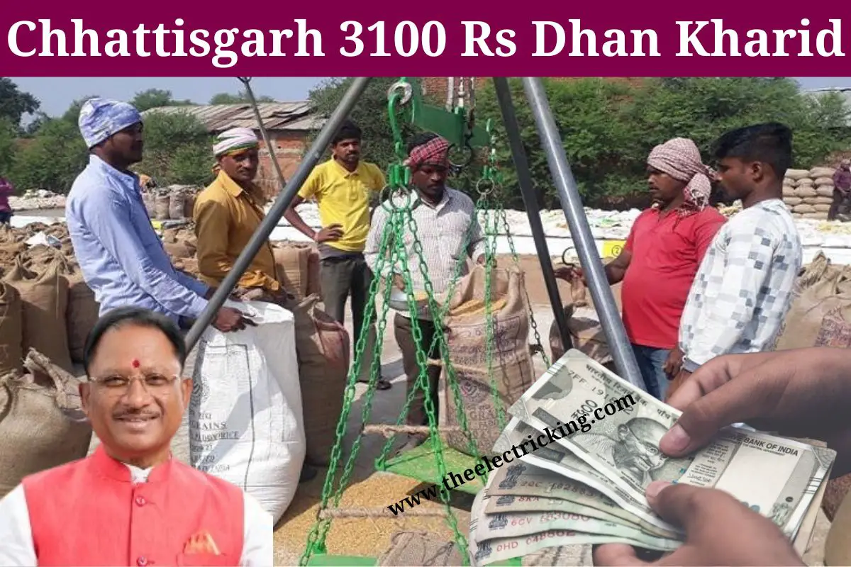 Chhattisgarh 3100 Rs Dhan Kharid